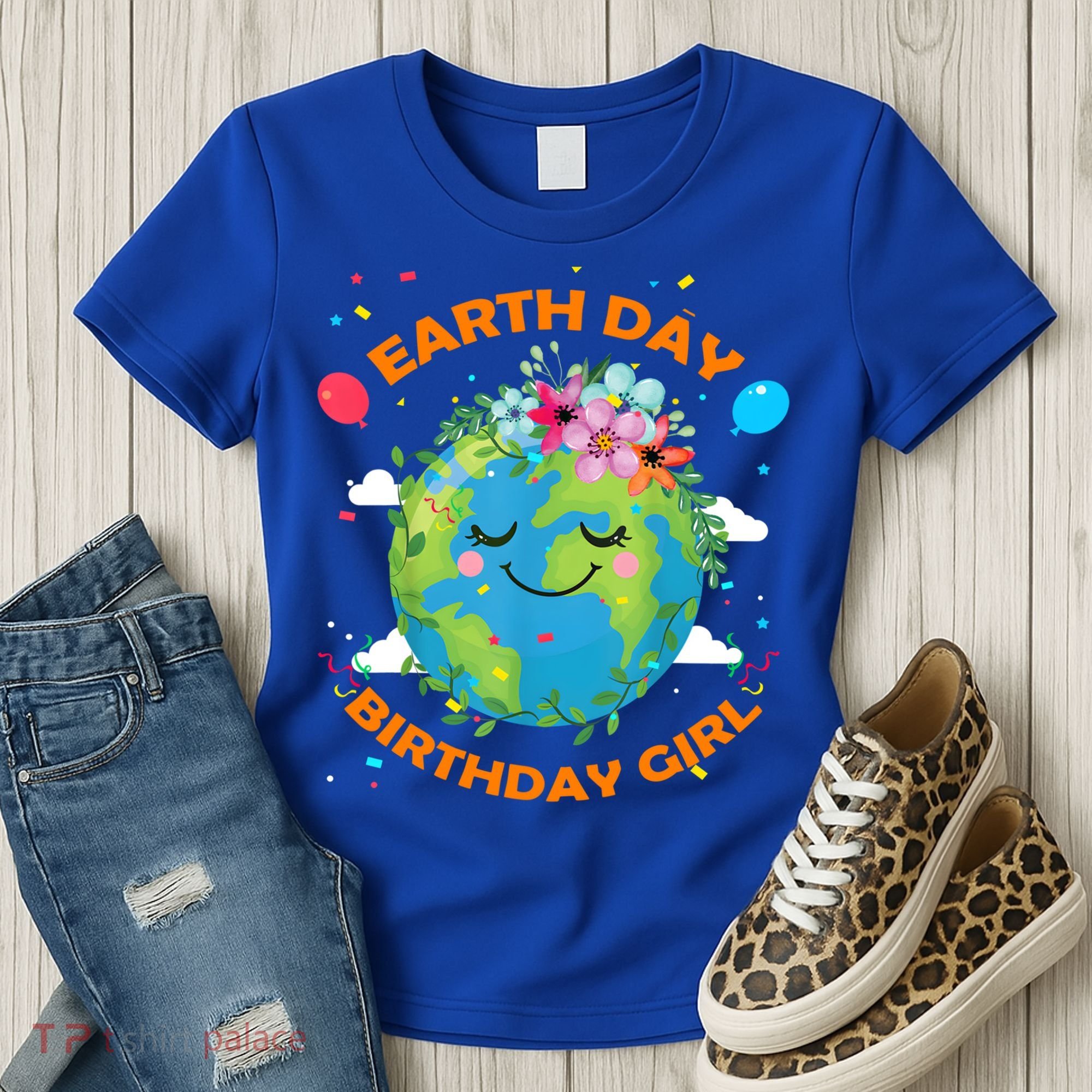 Earth Day Birthday Planet April 22nd Bday Environt Gift Women's T-Shirt