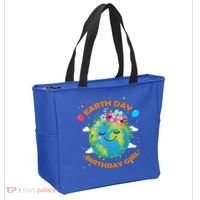 Earth Day Birthday Planet April 22nd Bday Environt Gift Tote Bag thumb 2