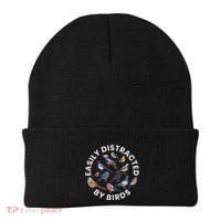 Easily Distracted By Birds Birdwatching Bird Owner Beanie thumb 0