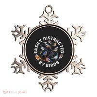 Easily Distracted By Birds Birdwatching Bird Owner Ornament thumb 0