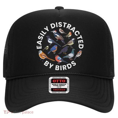 Easily Distracted By Birds Birdwatching Bird Owner Hat