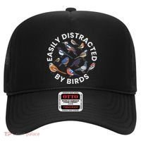Easily Distracted By Birds Birdwatching Bird Owner Hat thumb 0