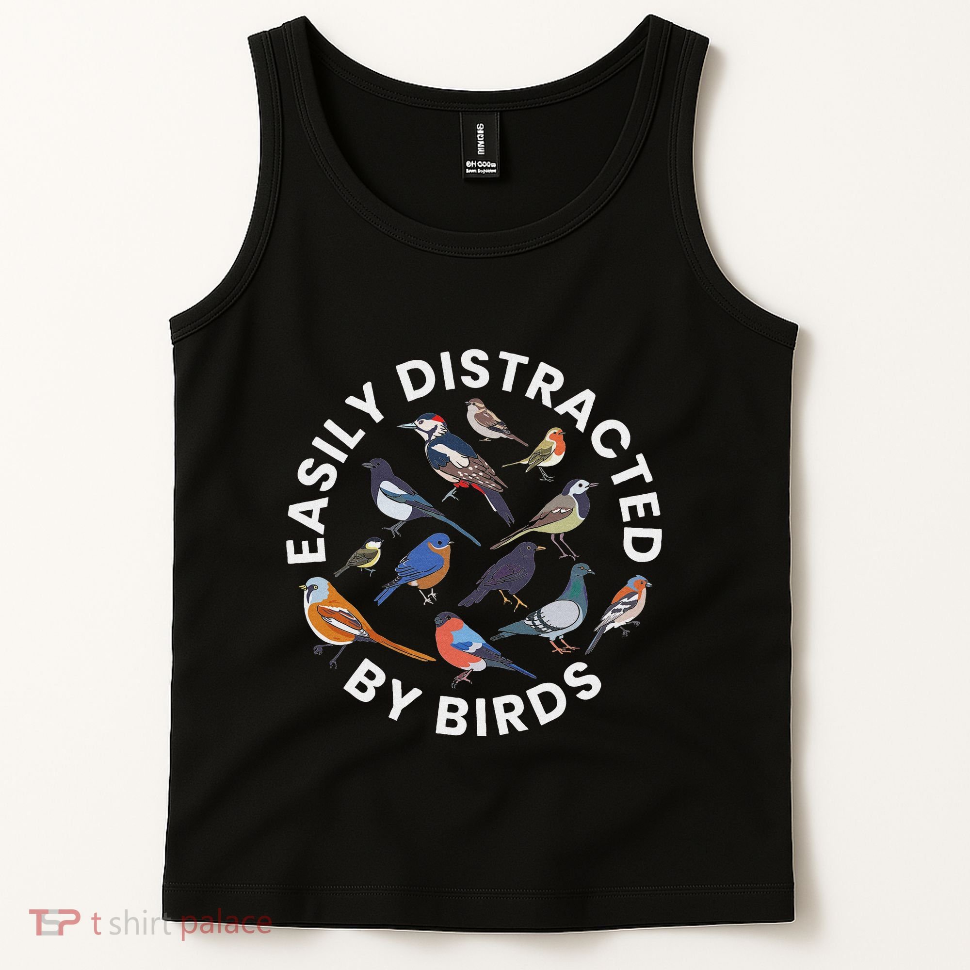 Easily Distracted By Birds Birdwatching Bird Owner Tank Top
