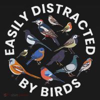 Easily Distracted By Birds Birdwatching Bird Owner Tank Top thumb 6