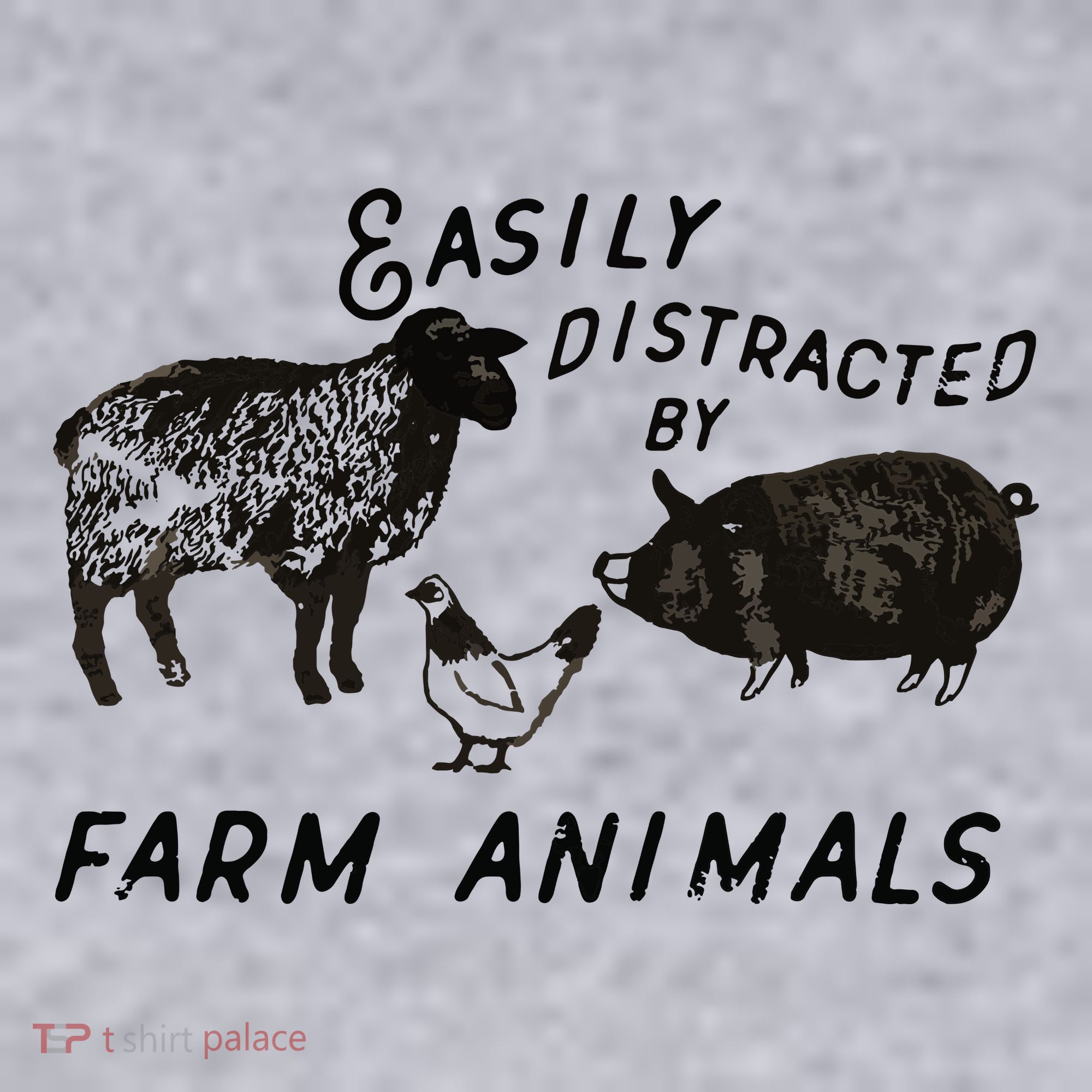 Easily Distracted By Farm Animals Women's Sweatshirt