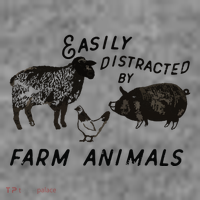 Easily Distracted By Farm Animals Toddler Hoodie thumb 2