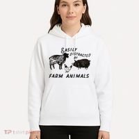 Easily Distracted By Farm Animals Hoodie thumb 5