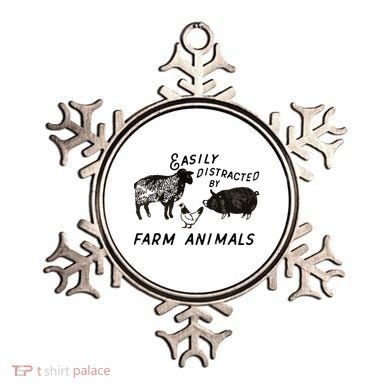 Easily Distracted By Farm Animals Ornament