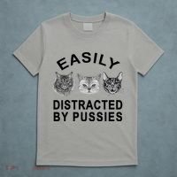 EASILY DISTRACTED BY PUSSIES T-Shirt thumb 5