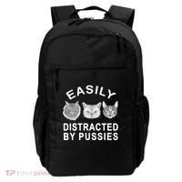 EASILY DISTRACTED BY PUSSIES Backpack thumb 0