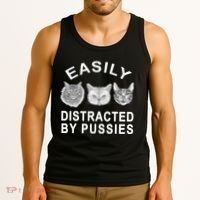 EASILY DISTRACTED BY PUSSIES Tank Top thumb 3
