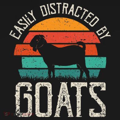 Easily Distracted By Goats Funny Jokes Sarcastic Sayings Infant Fleece One Piece