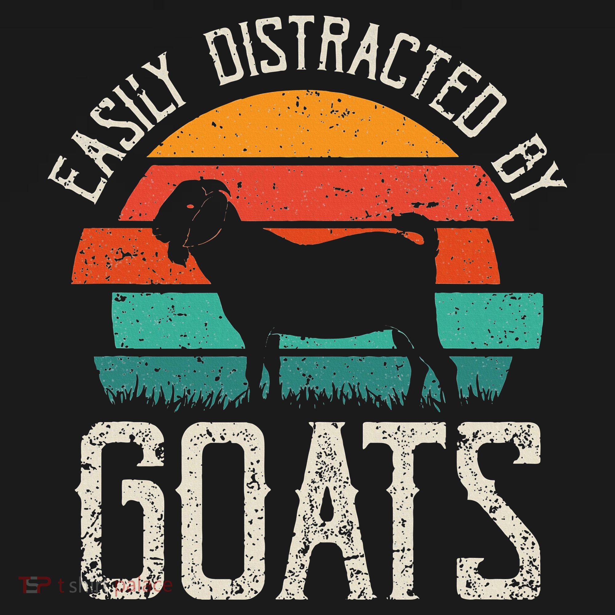 Easily Distracted By Goats Funny Jokes Sarcastic Sayings Ornament