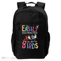 Easily Distracted By Birds Funny Bird  Backpack thumb 0