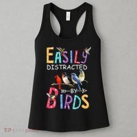 Easily Distracted By Birds Funny Bird  Women's Tank Top thumb 3