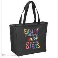 Easily Distracted By Birds Funny Bird  Tote Bag thumb 2
