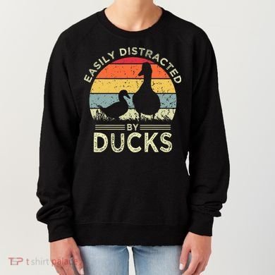 Easily Distracted By Ducks Women's Sweatshirt