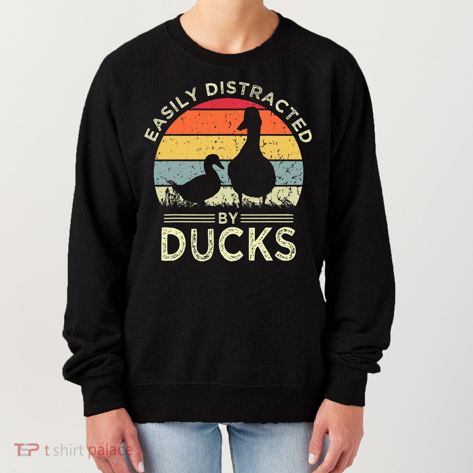 Easily Distracted By Ducks Women's Sweatshirt