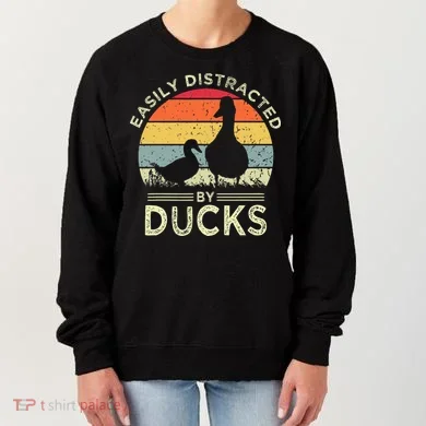 Easily Distracted By Ducks Women's Sweatshirt