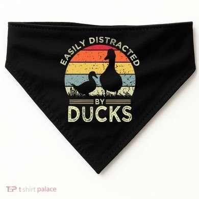 Easily Distracted By Ducks USA-Made Doggie Bandana