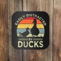 Easily Distracted By Ducks Coaster thumb 0