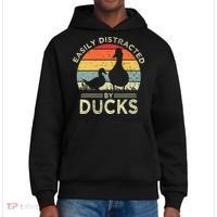 Easily Distracted By Ducks District V.I.T. Heavyweight Hoodie thumb 0