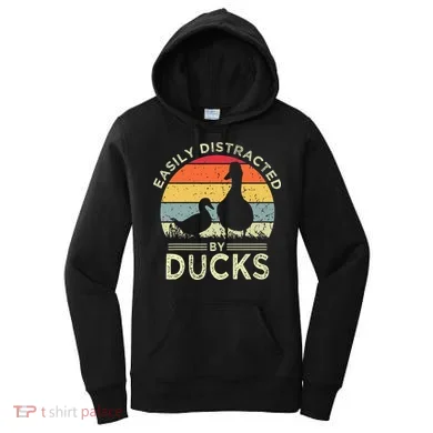 Easily Distracted By Ducks Women's Hoodie