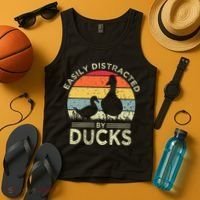 Easily Distracted By Ducks Tank Top thumb 4