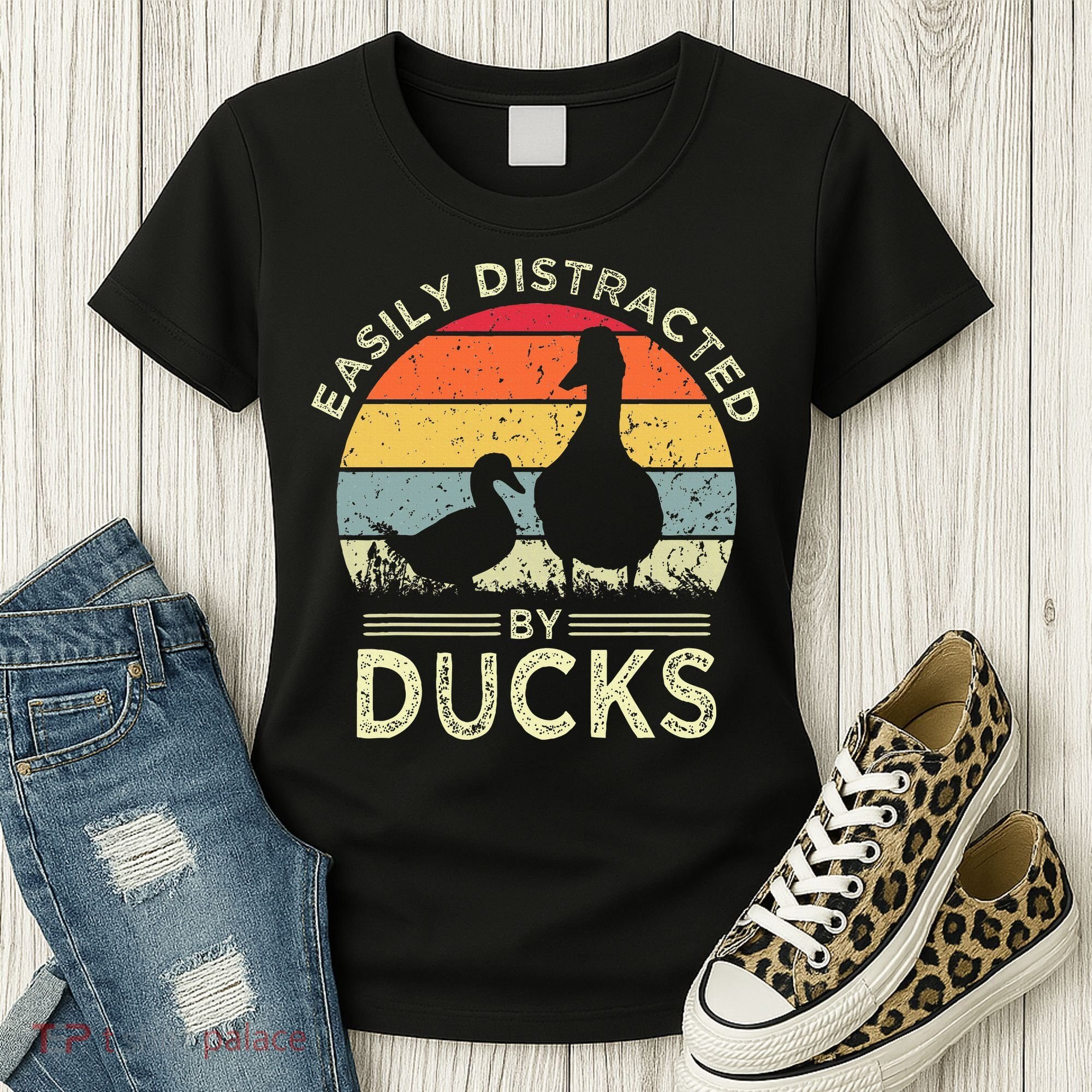 Easily Distracted By Ducks Women's T-Shirt
