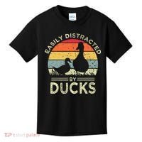 Easily Distracted By Ducks Kids T-Shirt thumb 0