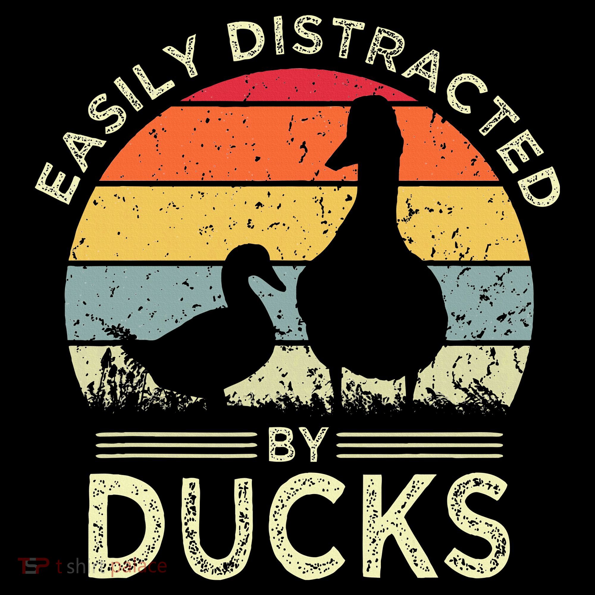 Easily Distracted By Ducks Kids T-Shirt