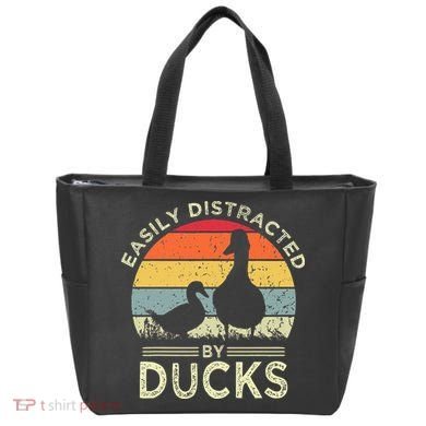 Easily Distracted By Ducks Tote Bag