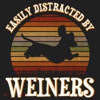 Easily Distracted By Weiners Dachshund Lovers Wiener Lovers Cool Gift Hat thumb 2