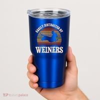 Easily Distracted By Weiners Dachshund Lovers Wiener Lovers Cool Gift Tumbler thumb 2
