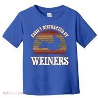 Easily Distracted By Weiners Dachshund Lovers Wiener Lovers Cool Gift Toddler T-Shirt thumb 0