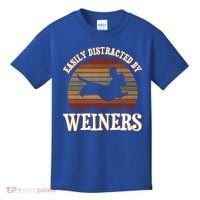 Easily Distracted By Weiners Dachshund Lovers Wiener Lovers Cool Gift Kids T-Shirt thumb 0