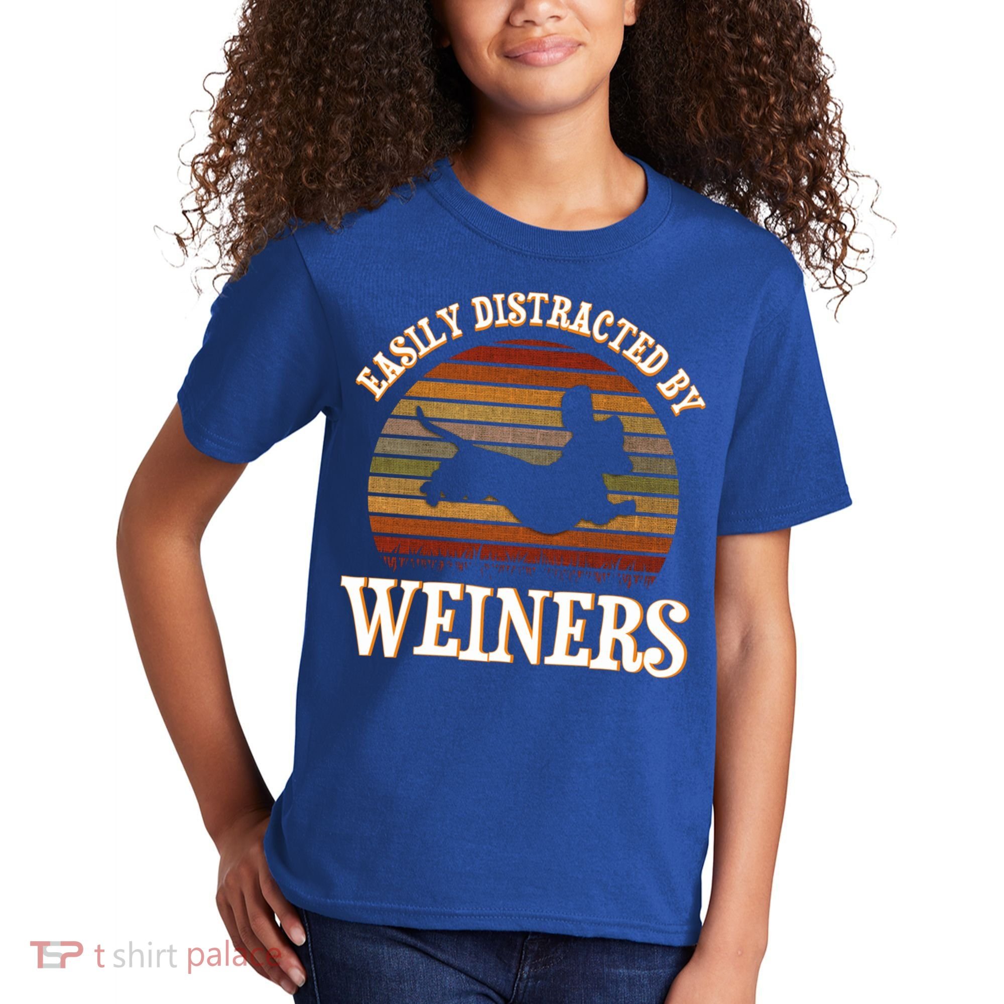 Easily Distracted By Weiners Dachshund Lovers Wiener Lovers Cool Gift Kids T-Shirt