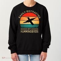Easily Distracted By Hummingbirds Women's Sweatshirt thumb 0