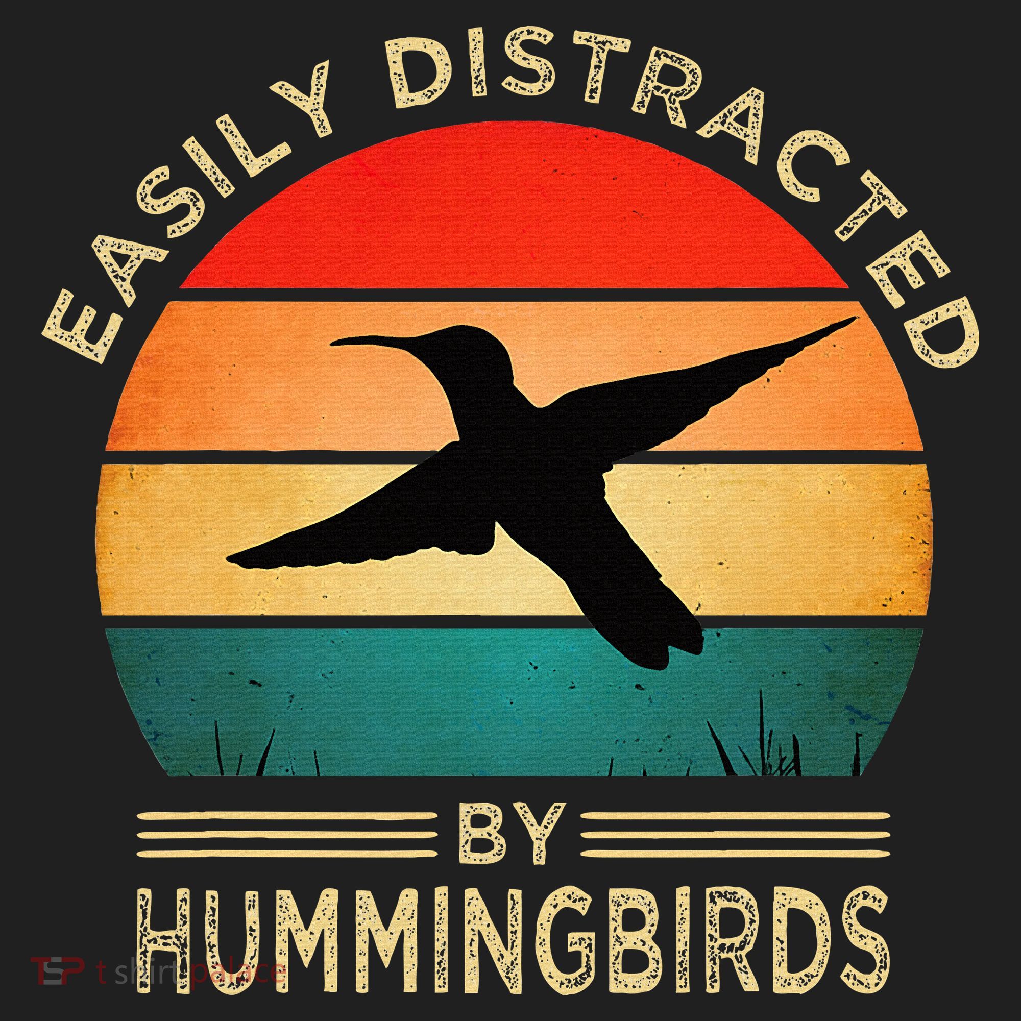 Easily Distracted By Hummingbirds Women's Sweatshirt