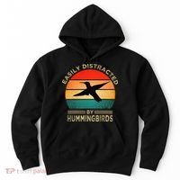 Easily Distracted By Hummingbirds Hoodie thumb 0
