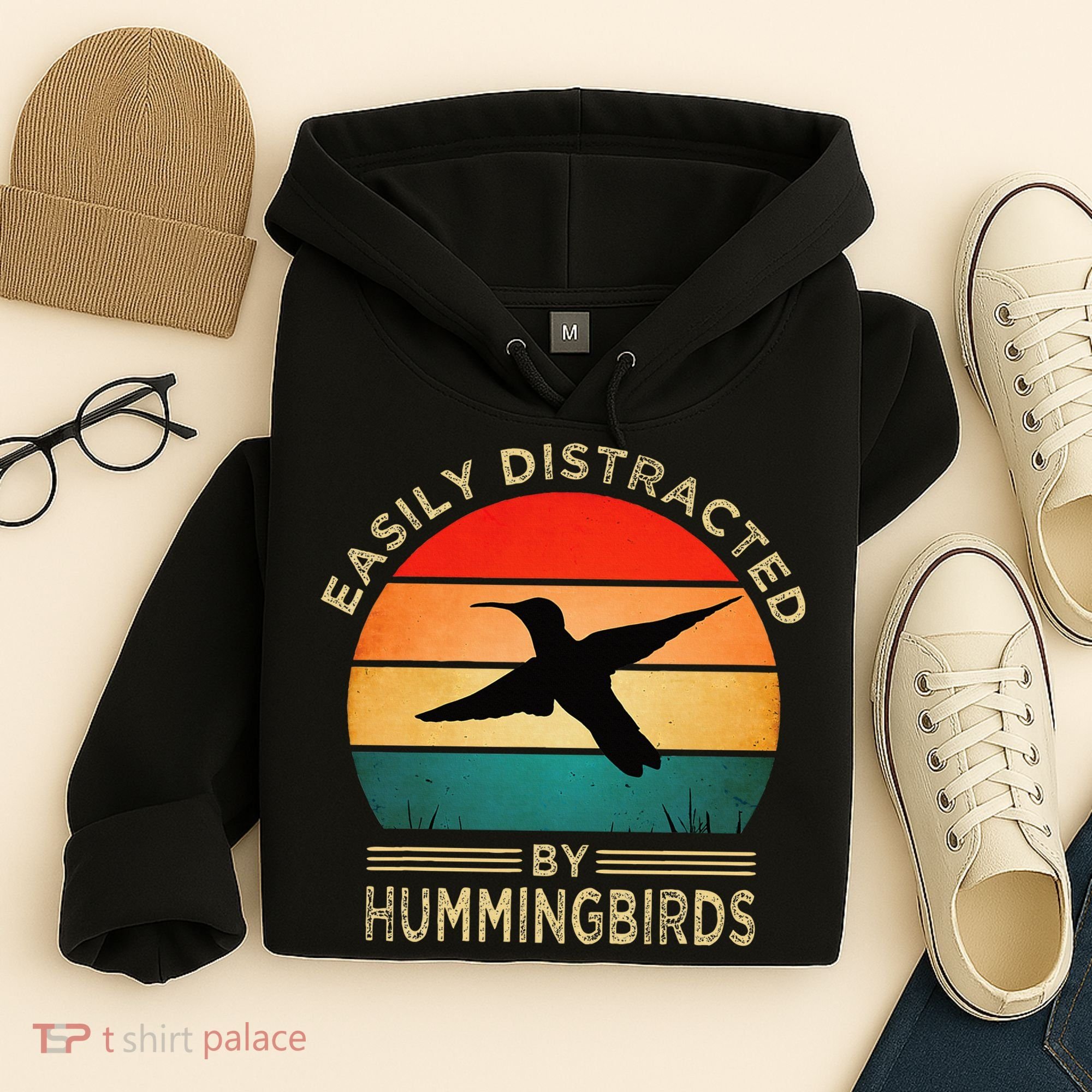 Easily Distracted By Hummingbirds Hoodie