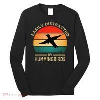 Easily Distracted By Hummingbirds Long Sleeve Shirt thumb 0