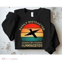 Easily Distracted By Hummingbirds Sweatshirt thumb 2