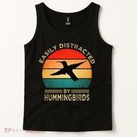 Easily Distracted By Hummingbirds Tank Top thumb 2