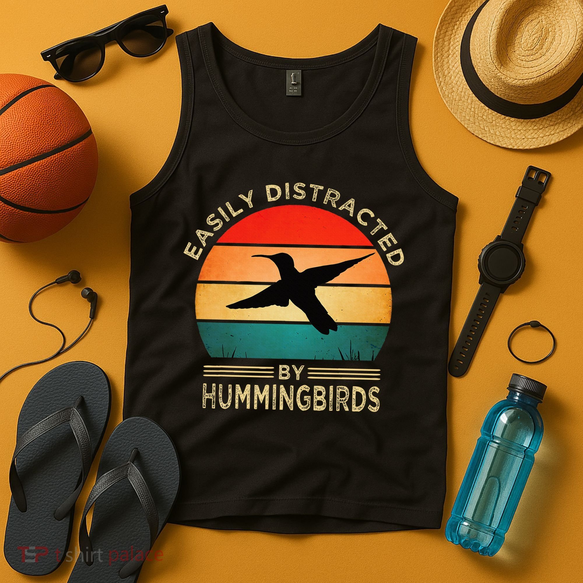 Easily Distracted By Hummingbirds Tank Top