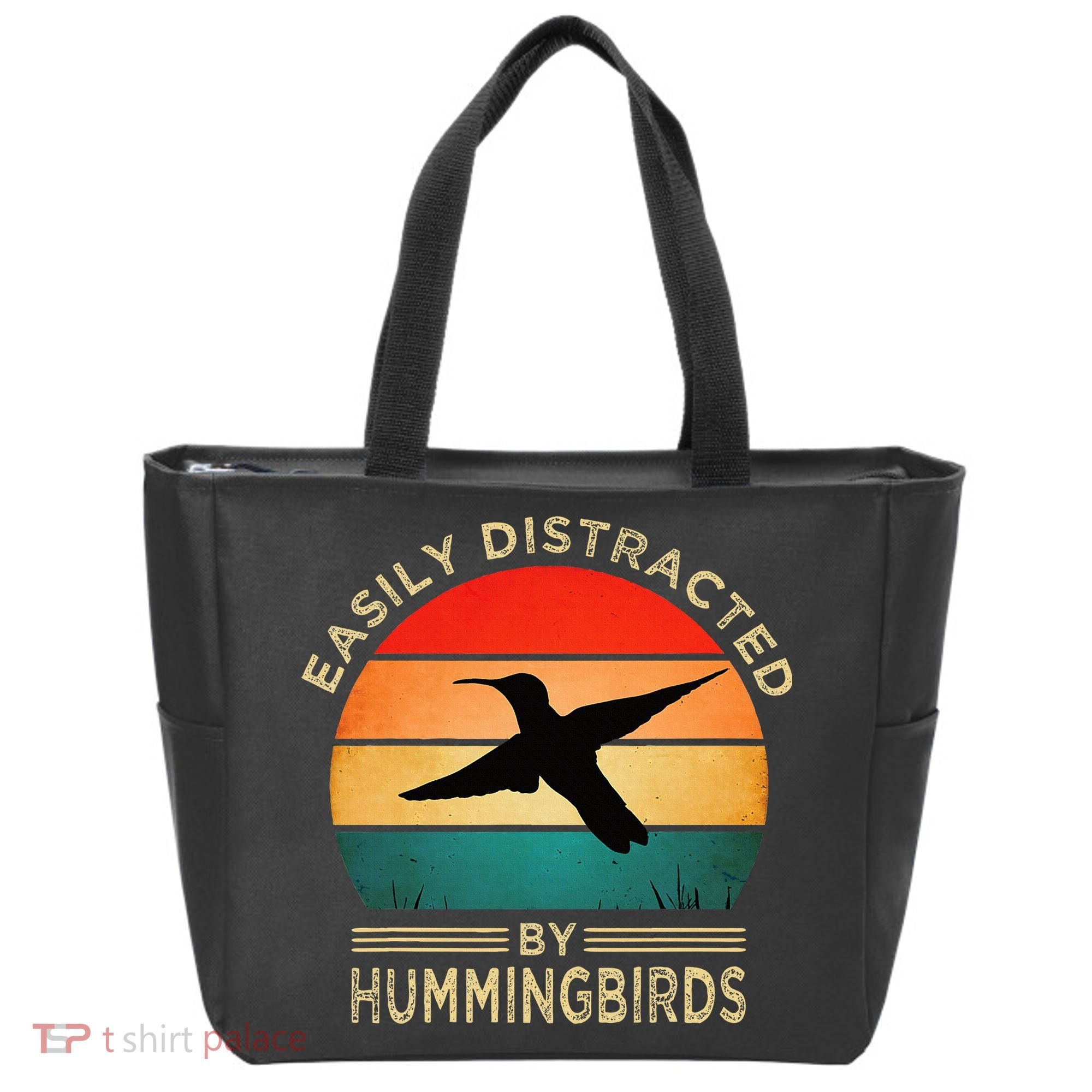 Easily Distracted By Hummingbirds Tote Bag
