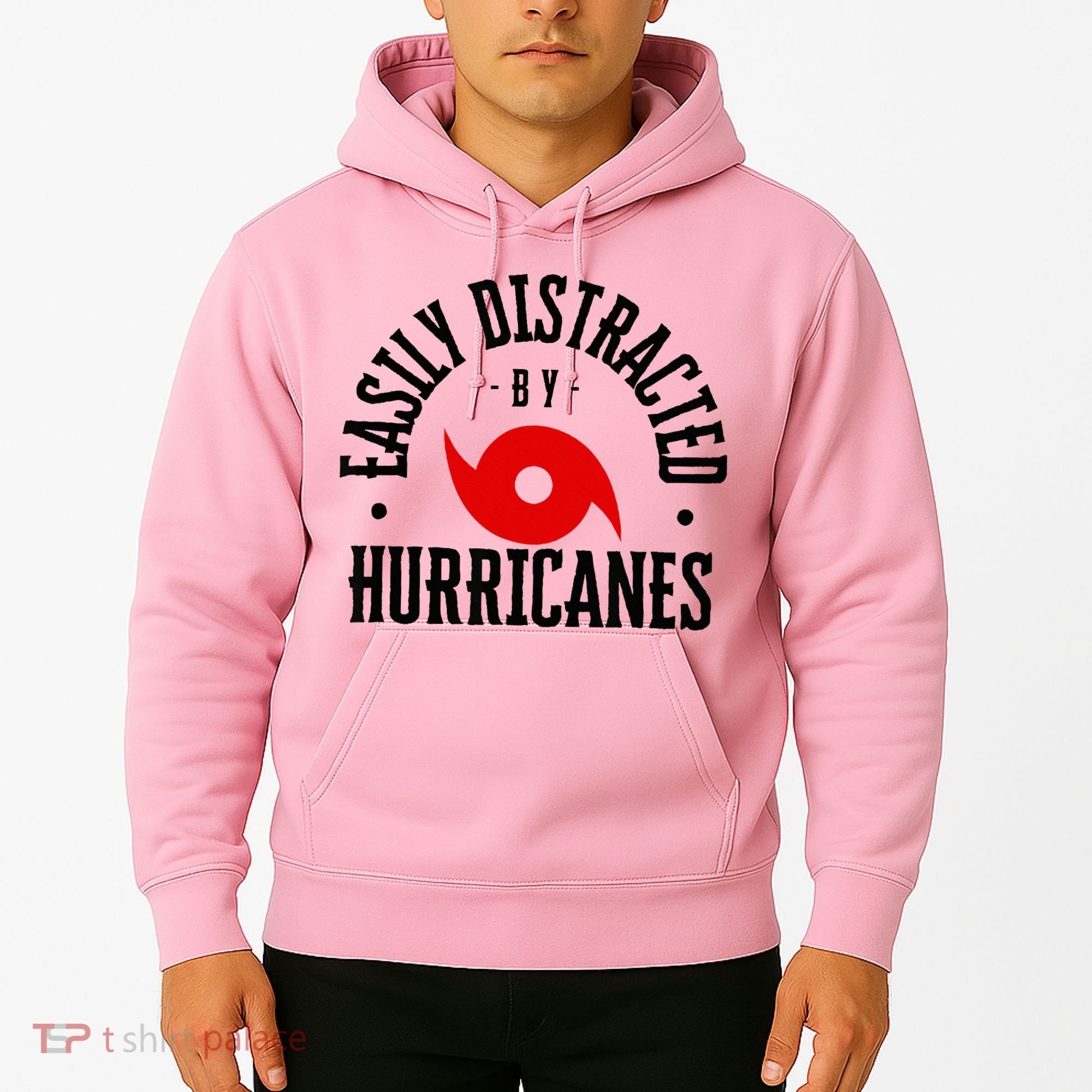 Easily Distracted By Hurricanes Hurricane Season Fun Weather Hoodie