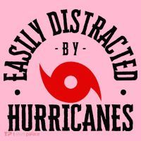 Easily Distracted By Hurricanes Hurricane Season Fun Weather T-Shirt thumb 7