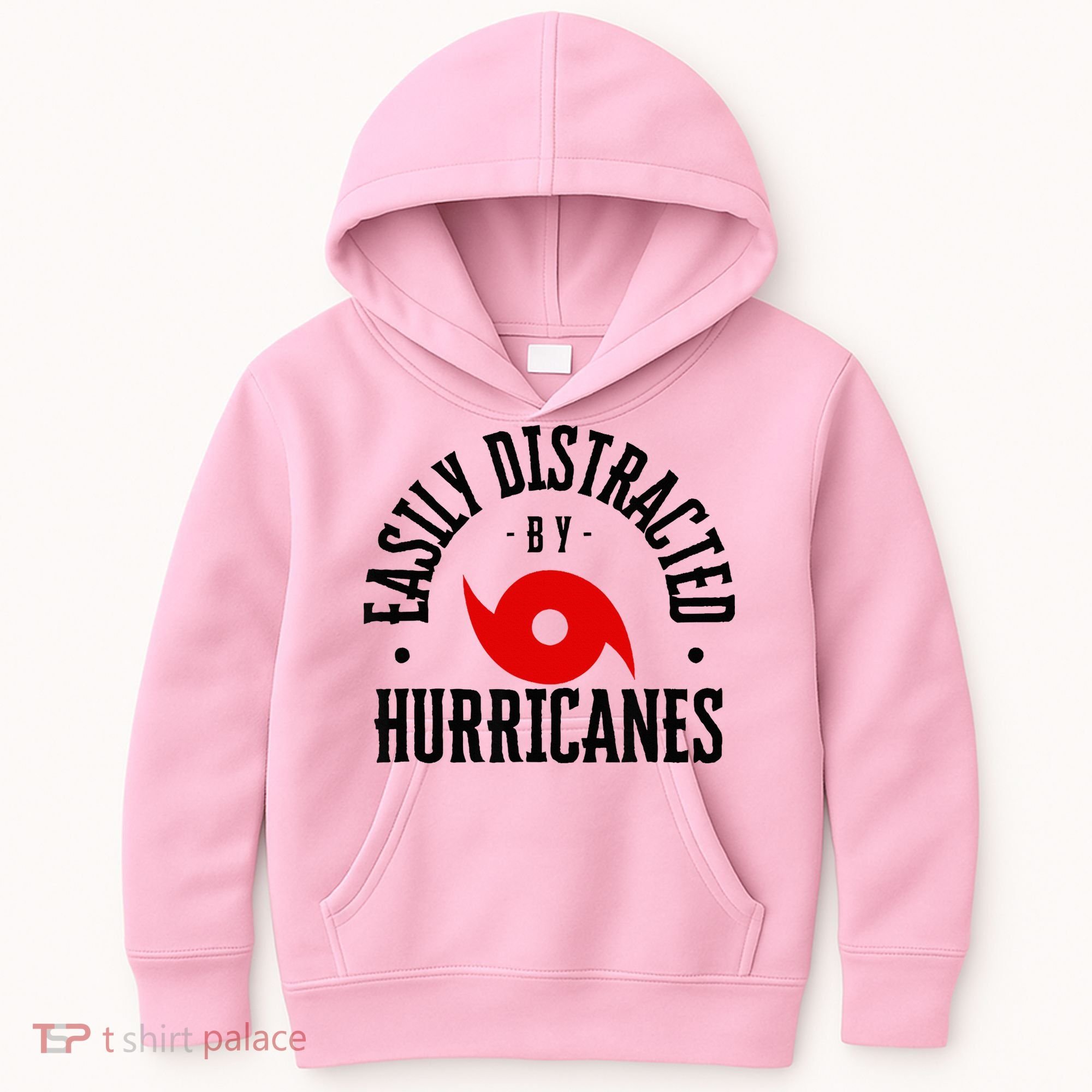 Easily Distracted By Hurricanes Hurricane Season Fun Weather Kids Hoodie
