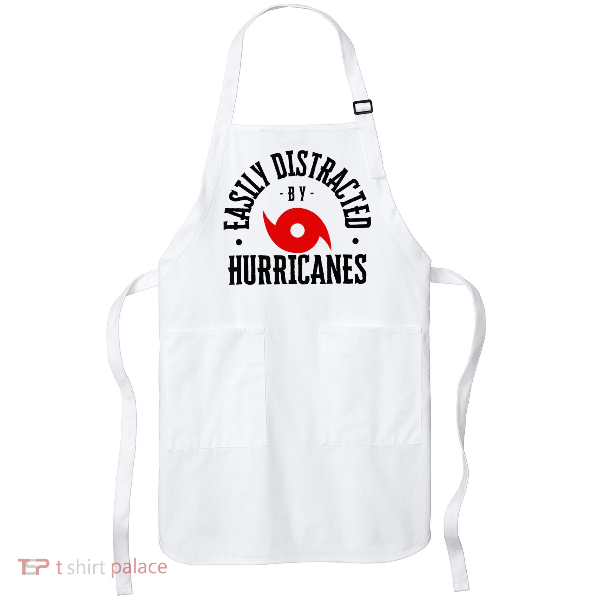Easily Distracted By Hurricanes Hurricane Season Fun Weather Apron